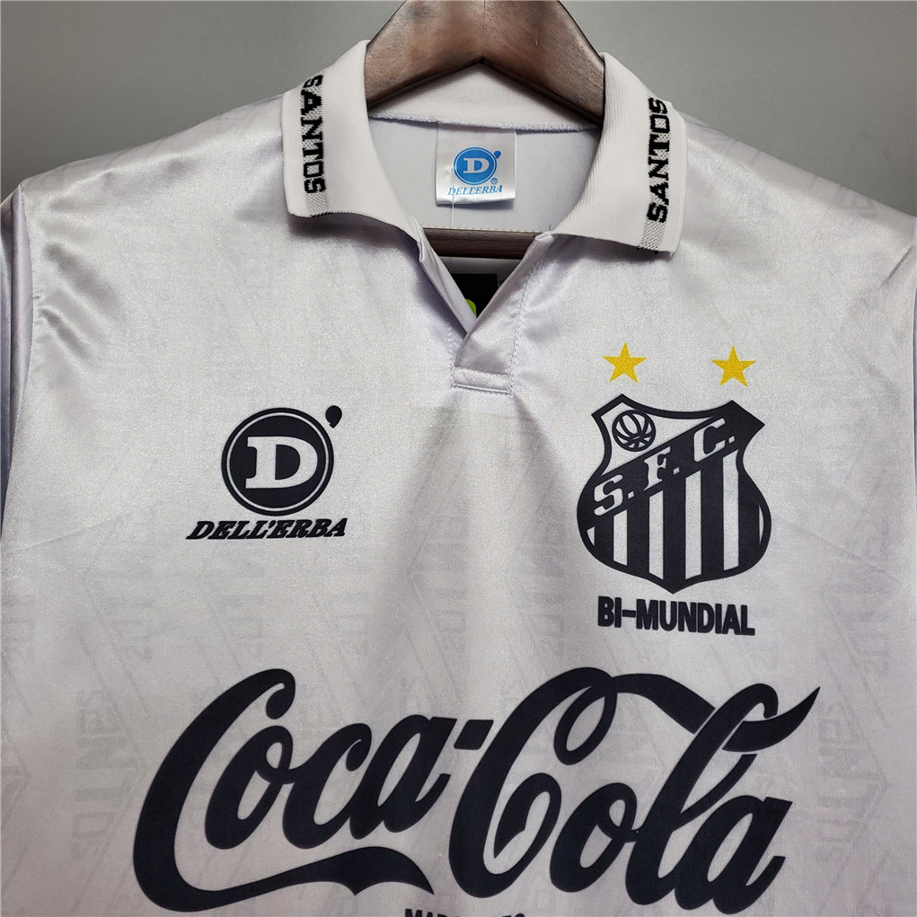1993 Santos Home Retro Football Shirt (Retro)