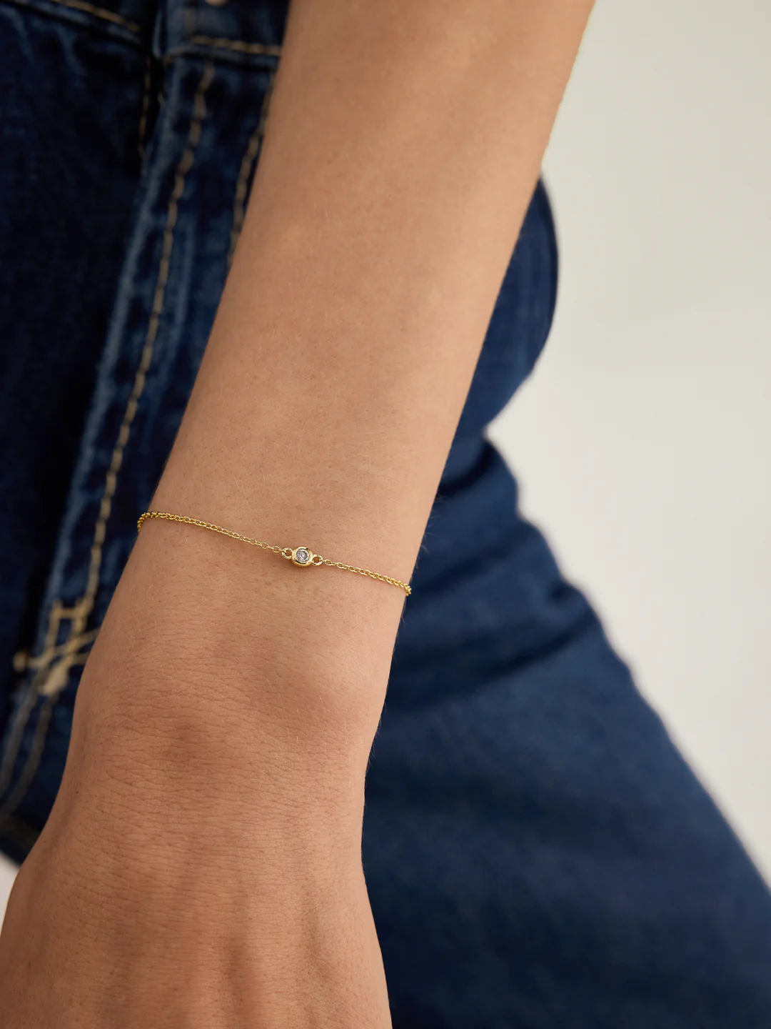 Solitaire Sapphire Bracelet