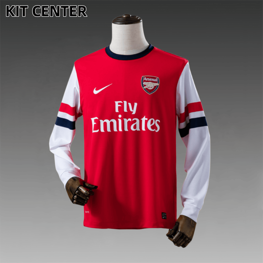 12/13 Arsenal Home  Retro Long Sleeve Football Shirt