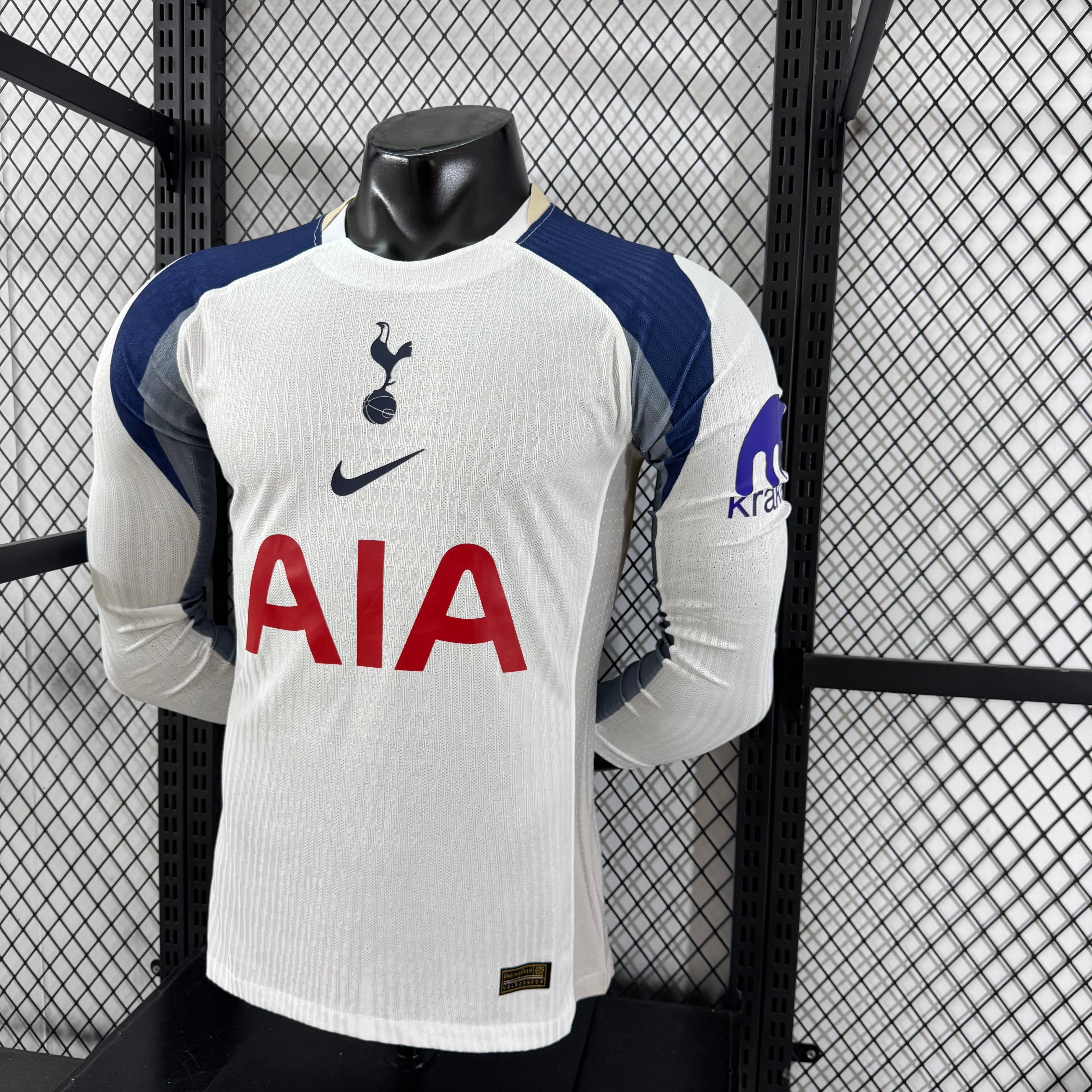 2025/2026 Tottenham Home Long Sleeve Football Shirt （Player Edition）