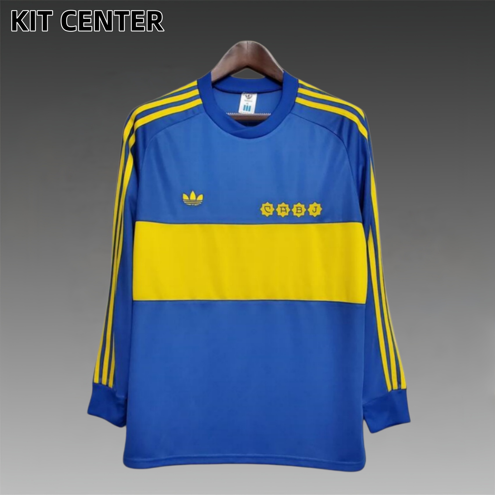 1981 Boca Home long sleeves Retro Football Shirt (Retro)