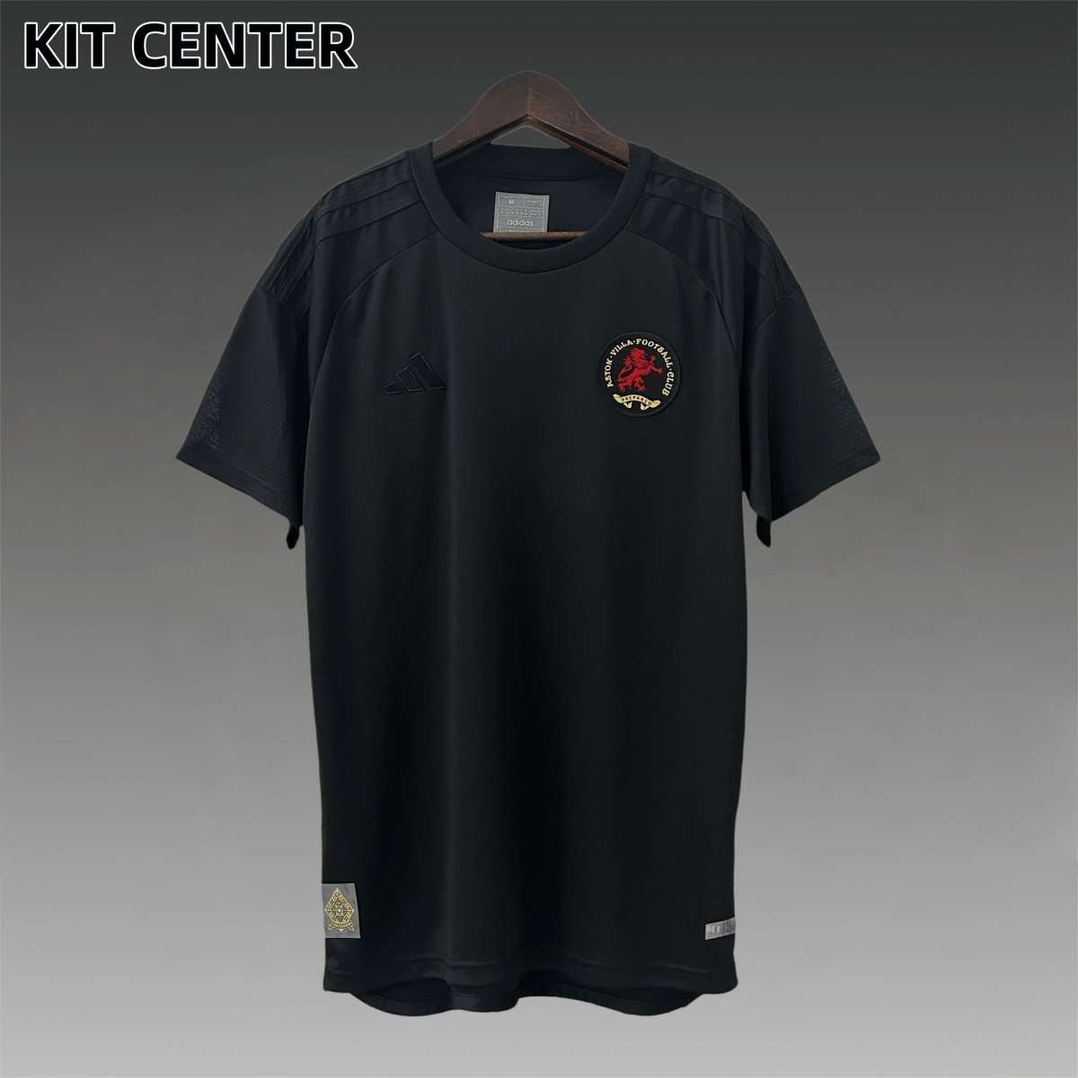 2025/2026 Aston Villa 125th Anniversary Black Football Shirt （Fans version）