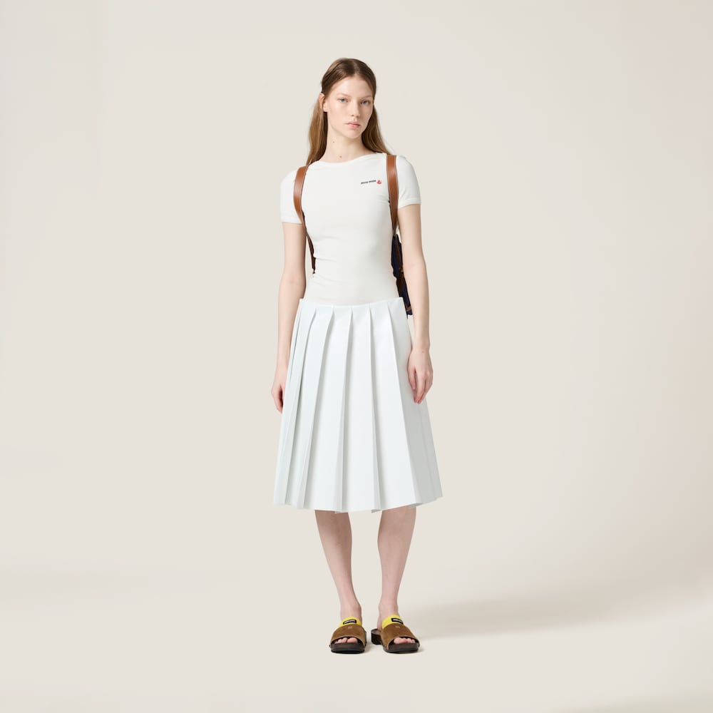 Petit Bateau X Miu Miu stretch jersey slim T-shirt