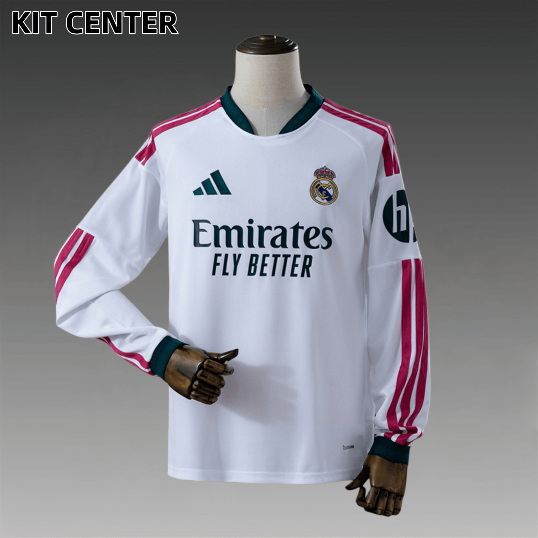 2026/2027 Real Madrid Home Long Sleeve Football Shirt （Fan Edition）