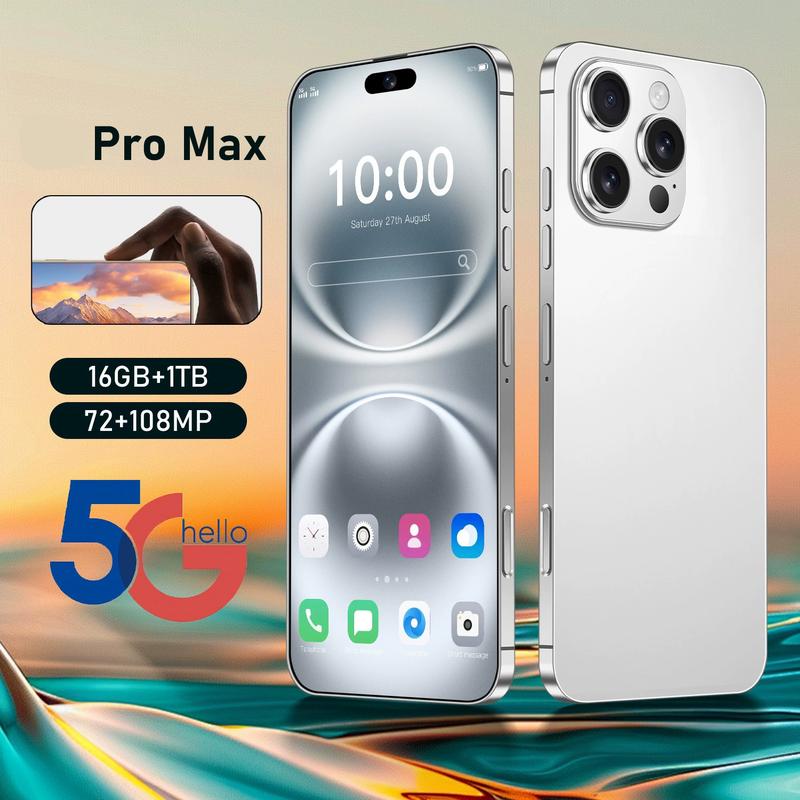 GPT-Phone 16 Pro Max Smartphone with 16GB RAM 1TB Android Storage
