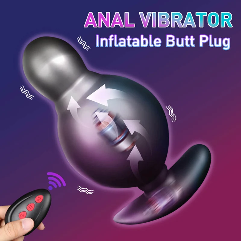 Freedom - 5.4 Inch Inflatable Anal Plug - Anal Vibrator