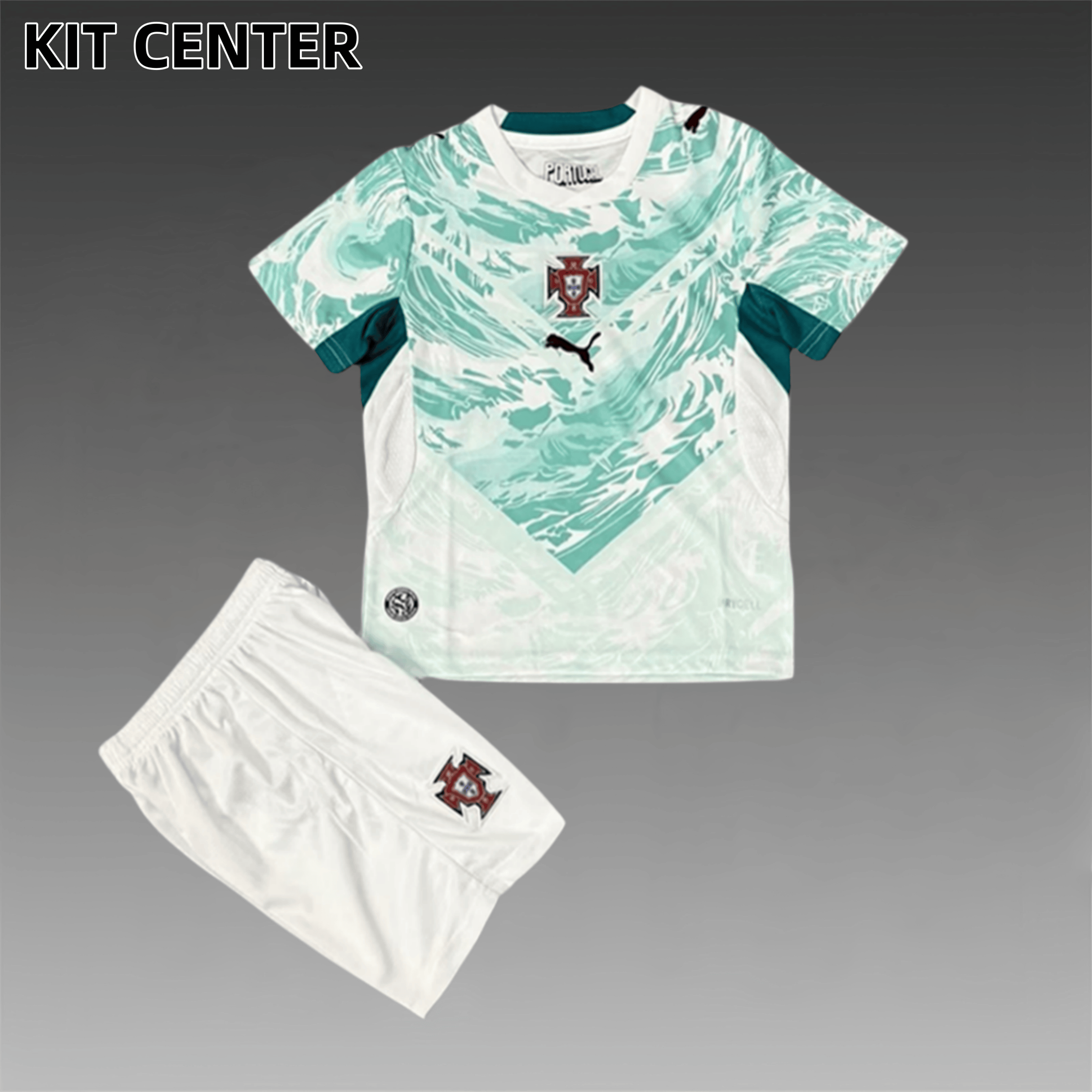 2026 Portugal away Football Jersey (Kids Kit socks)