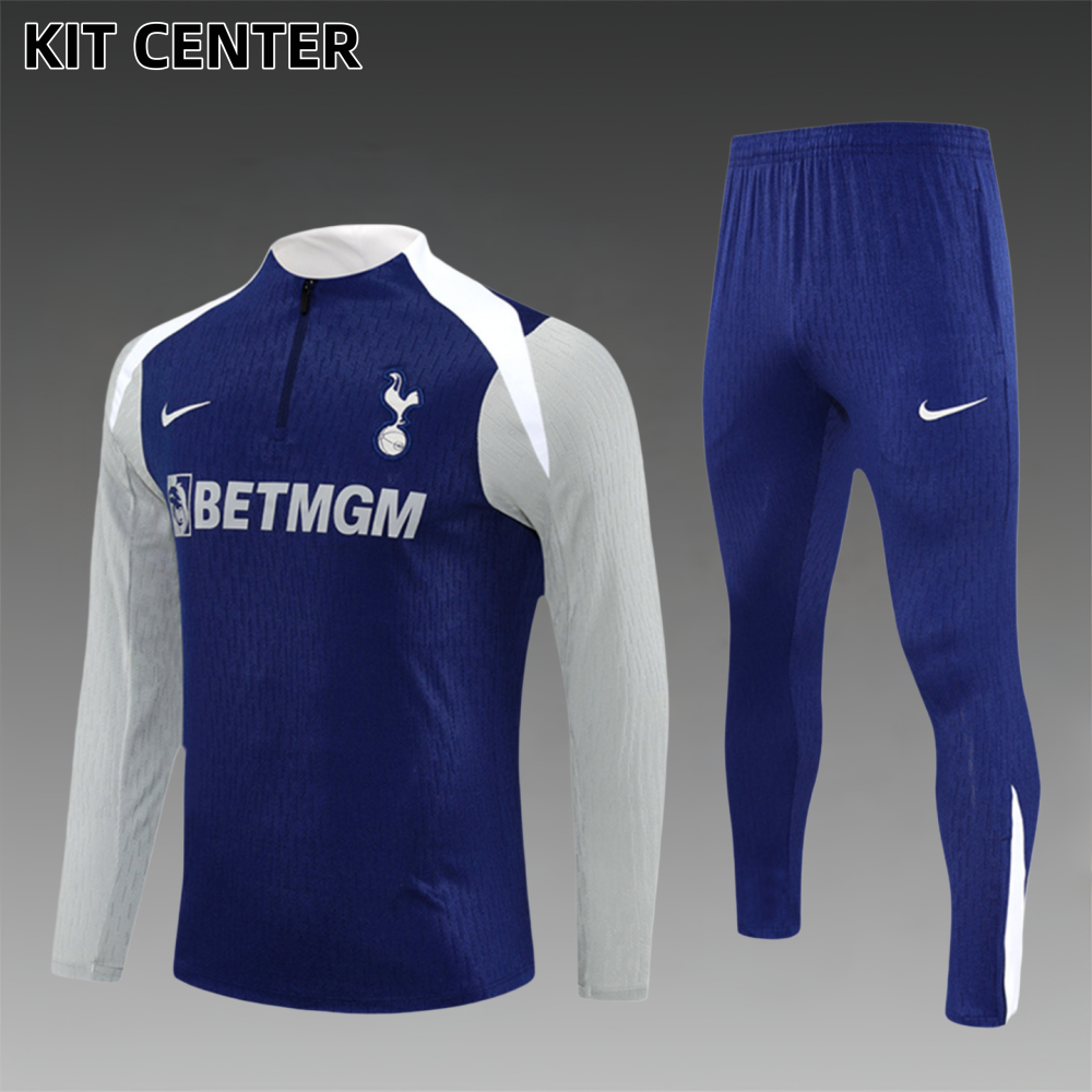 2025/2026 Tottenham Kids Half Zip Training Clothes (Kids Kit)