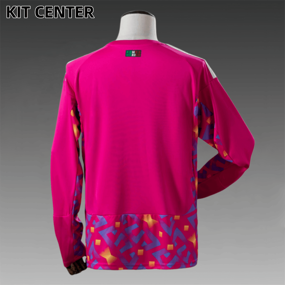 2026 Mexico Goalkeeper Long-Sleeve  Football Shirt （Fans version）