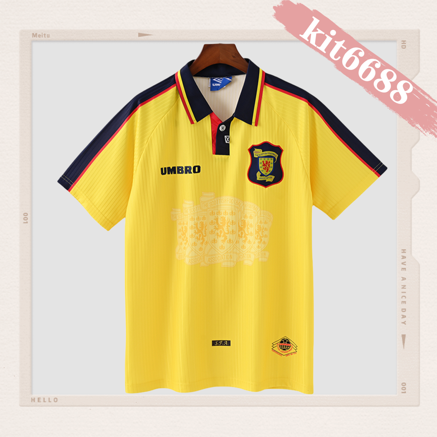 1996/1998 Scotland away football shirt（Retro）