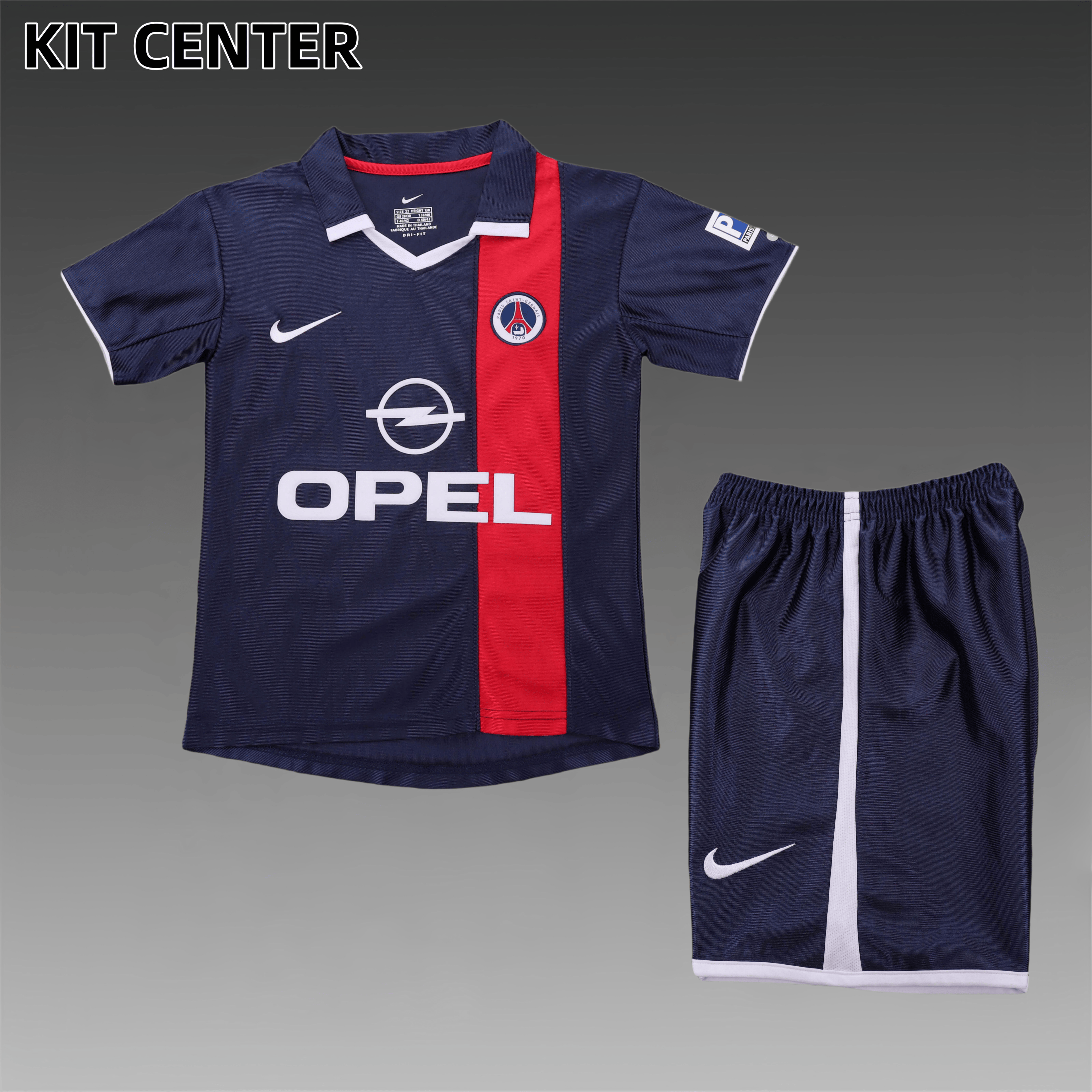 2001/2002 PSG Paris Saint-Germain home Football Shirts（ Kids Kit ）
