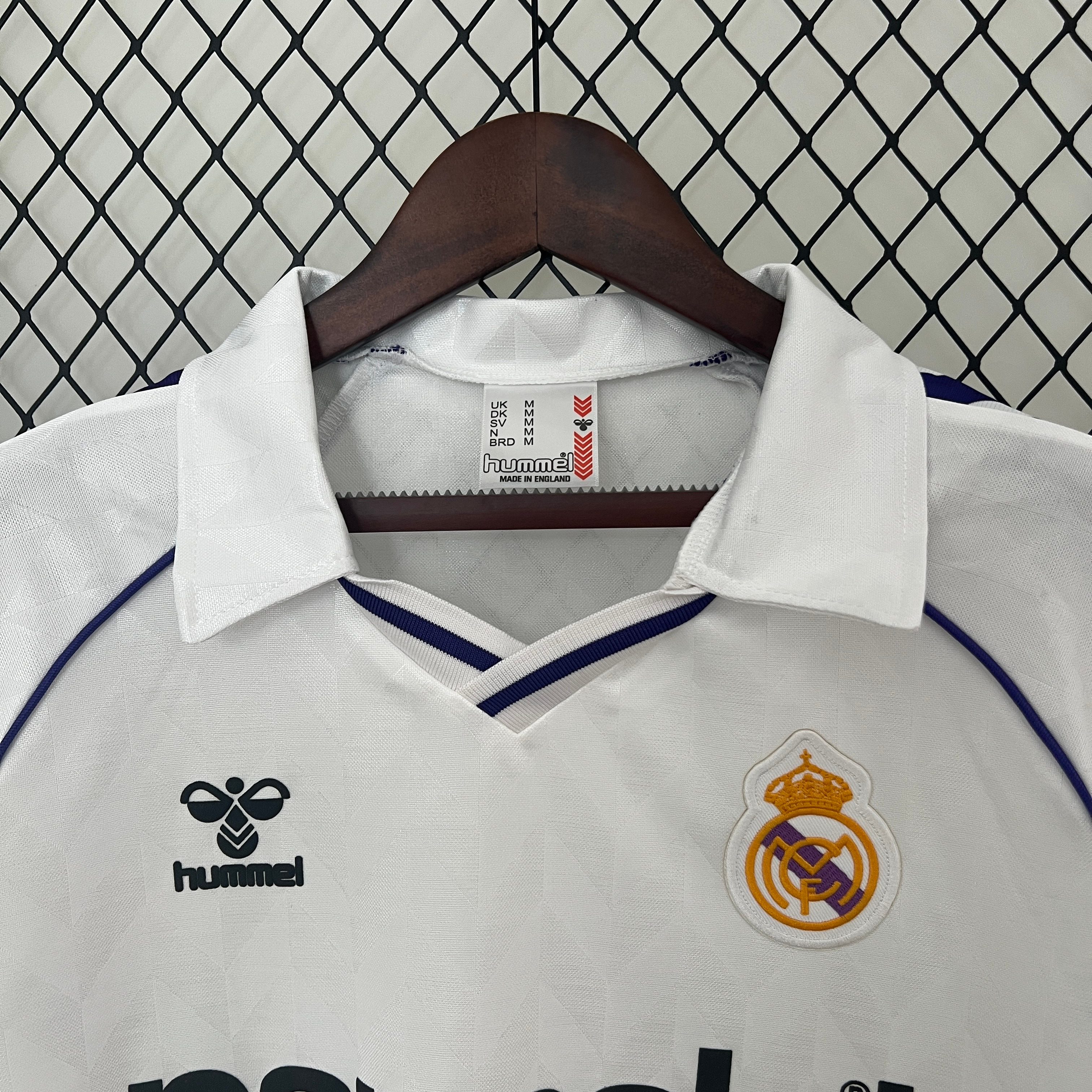 1988 Real Madrid Home Retro Football Shirt