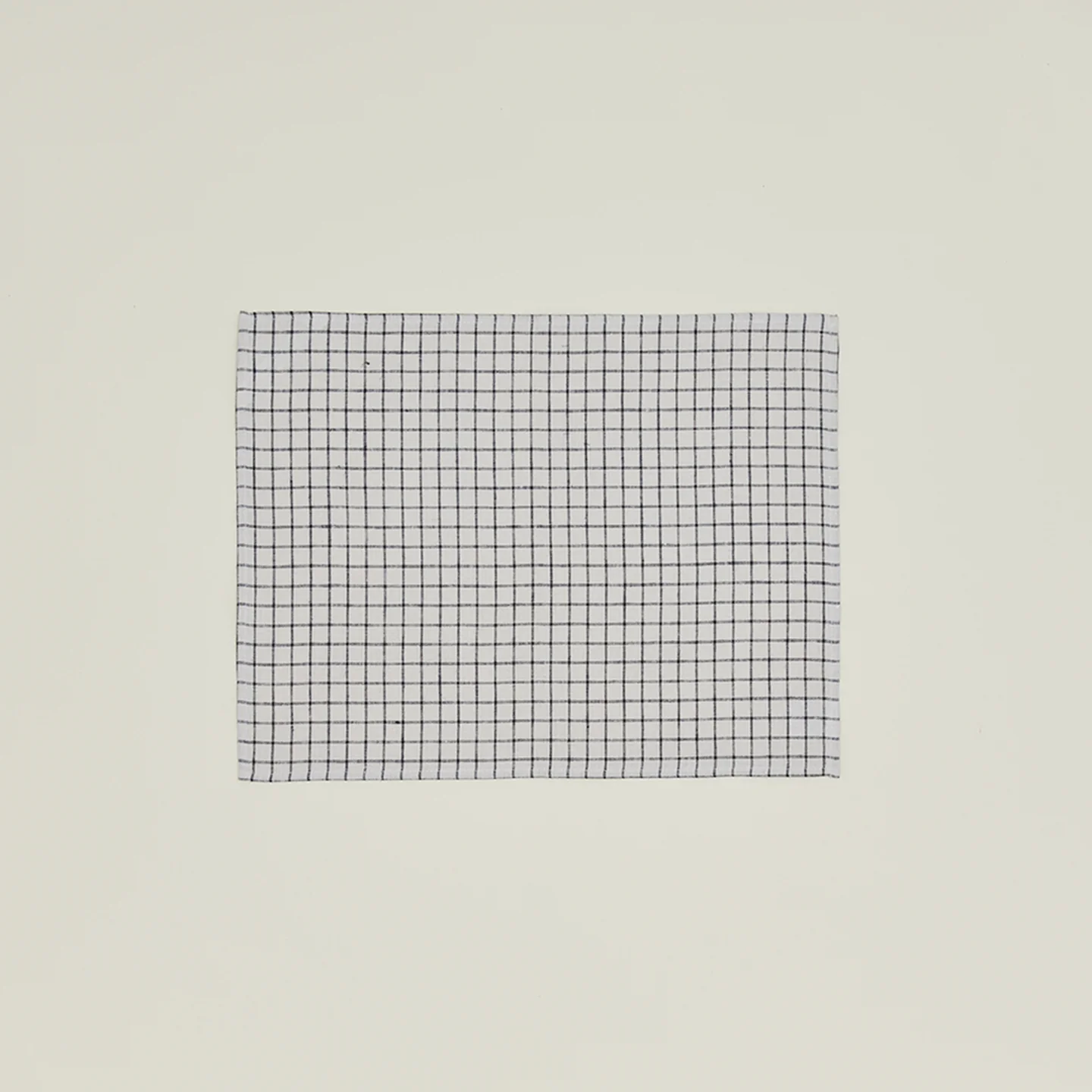 Checked Linen Placemat, Set of 4