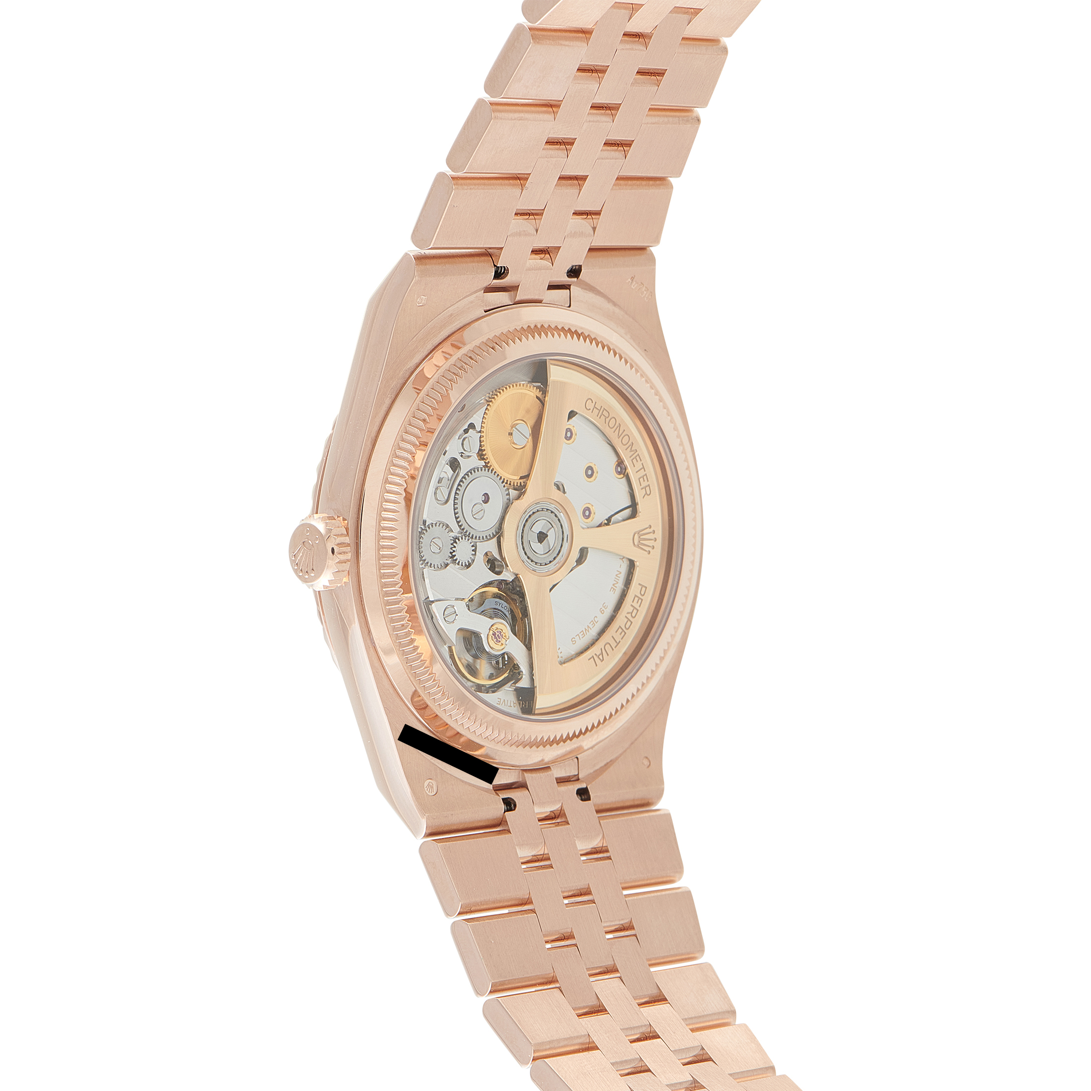 RolexLand-Dweller 40 Everose Gold Flat Jubilee Watch 127335