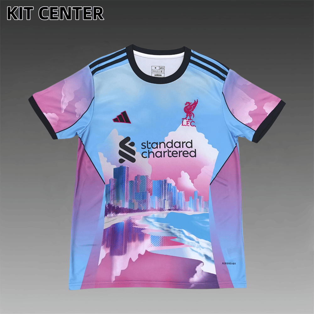 2025/2026 Liverpool Building Pink Special Edition Football Shirt (Fans)