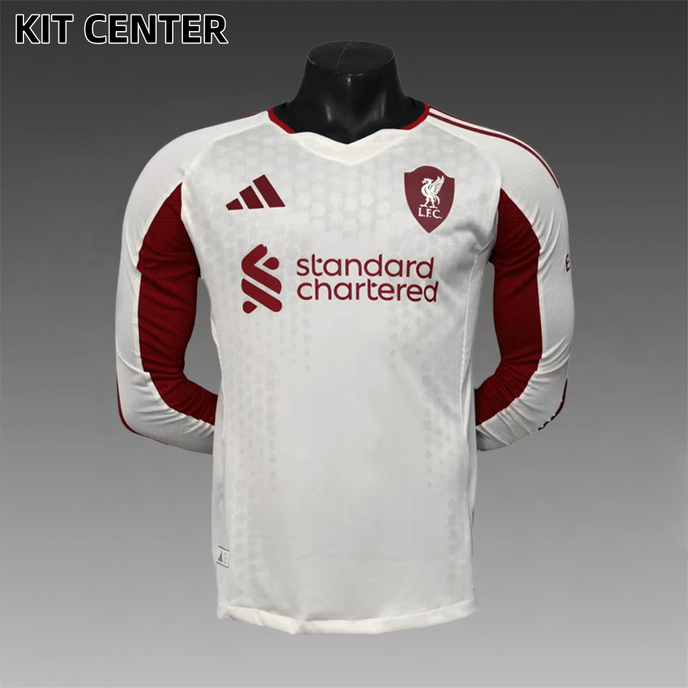 2025/2026 Liverpool FC Away Long Sleeve Football Shirt (Player)