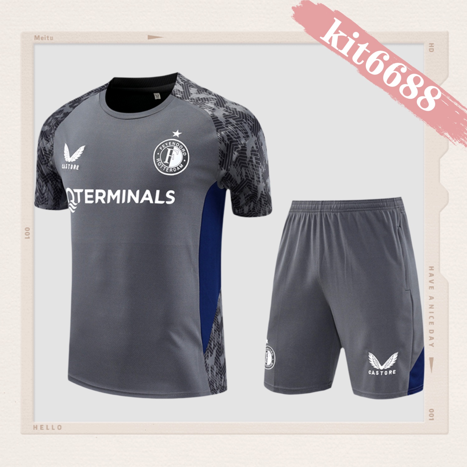 2025/2026 Feyenoord Short Sleeve Training Kit (Kids Kit)