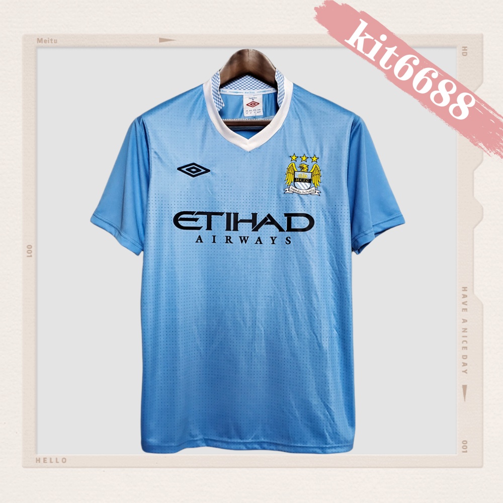 2011/2012 Manchester City Retro Home Football Shirt