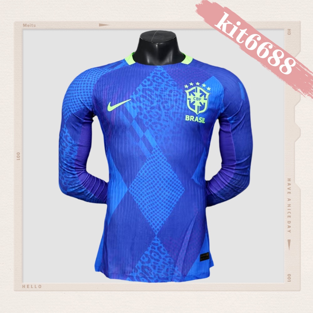 2025/2026 Brazil Special Edition Long Sleeve Football Shirt (Player Edition)