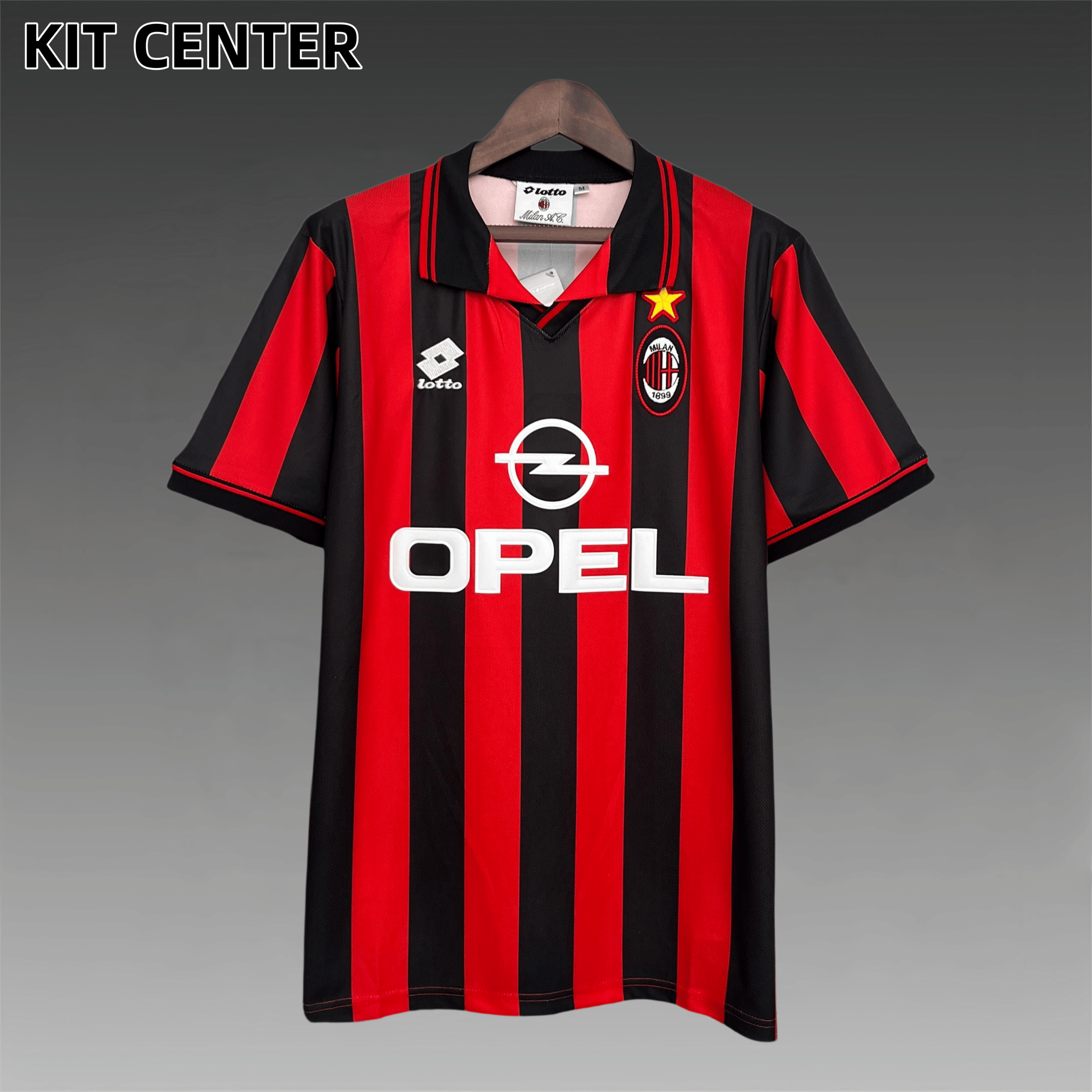 1997/1998 AC Milan Home Retro Football Shirt (Fan Edition)
