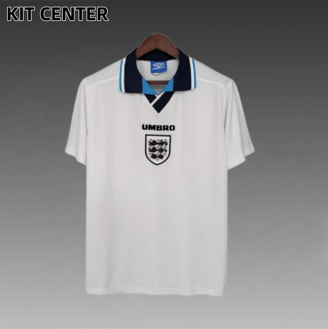 1996 England Home  Retro Football Soccer jerseys