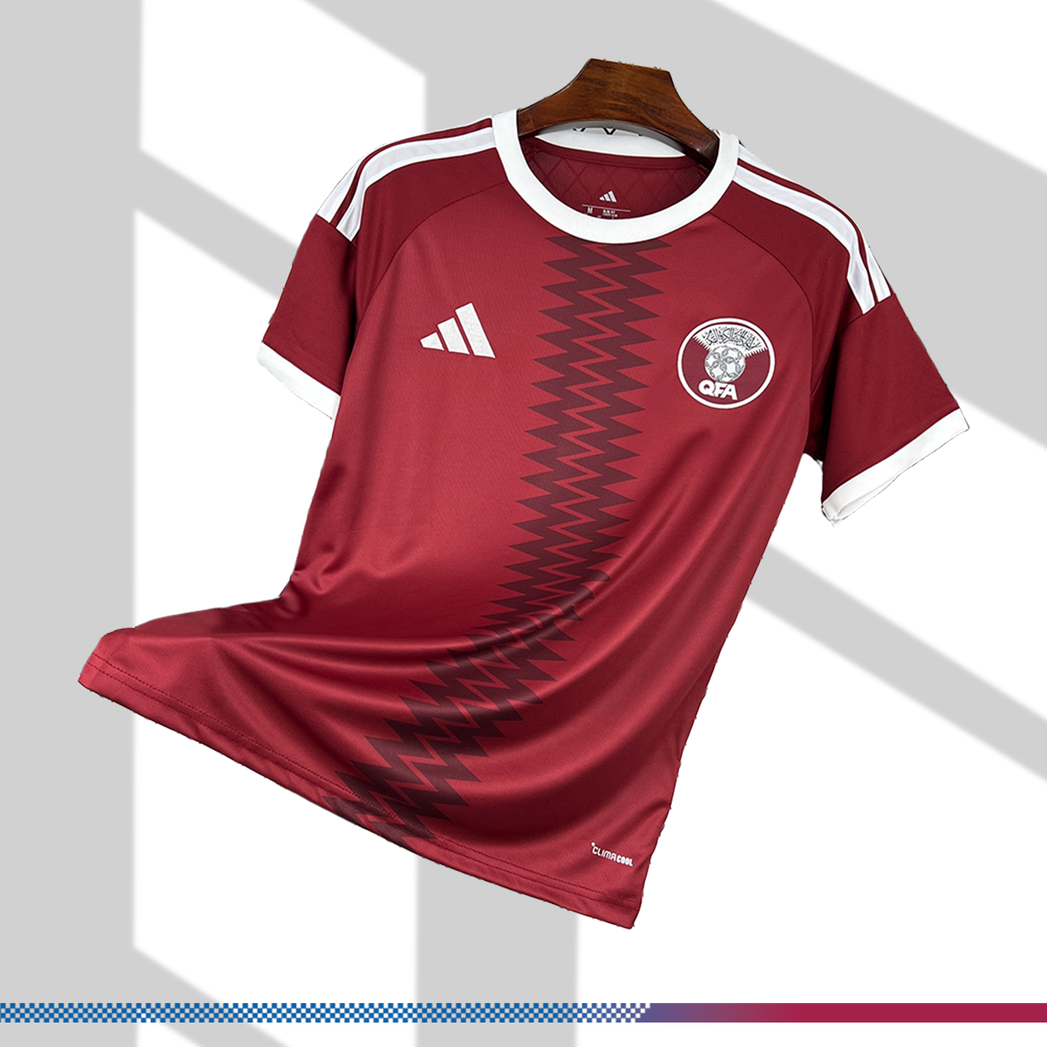 2026 Qatar Home Football Shirt (Fan)