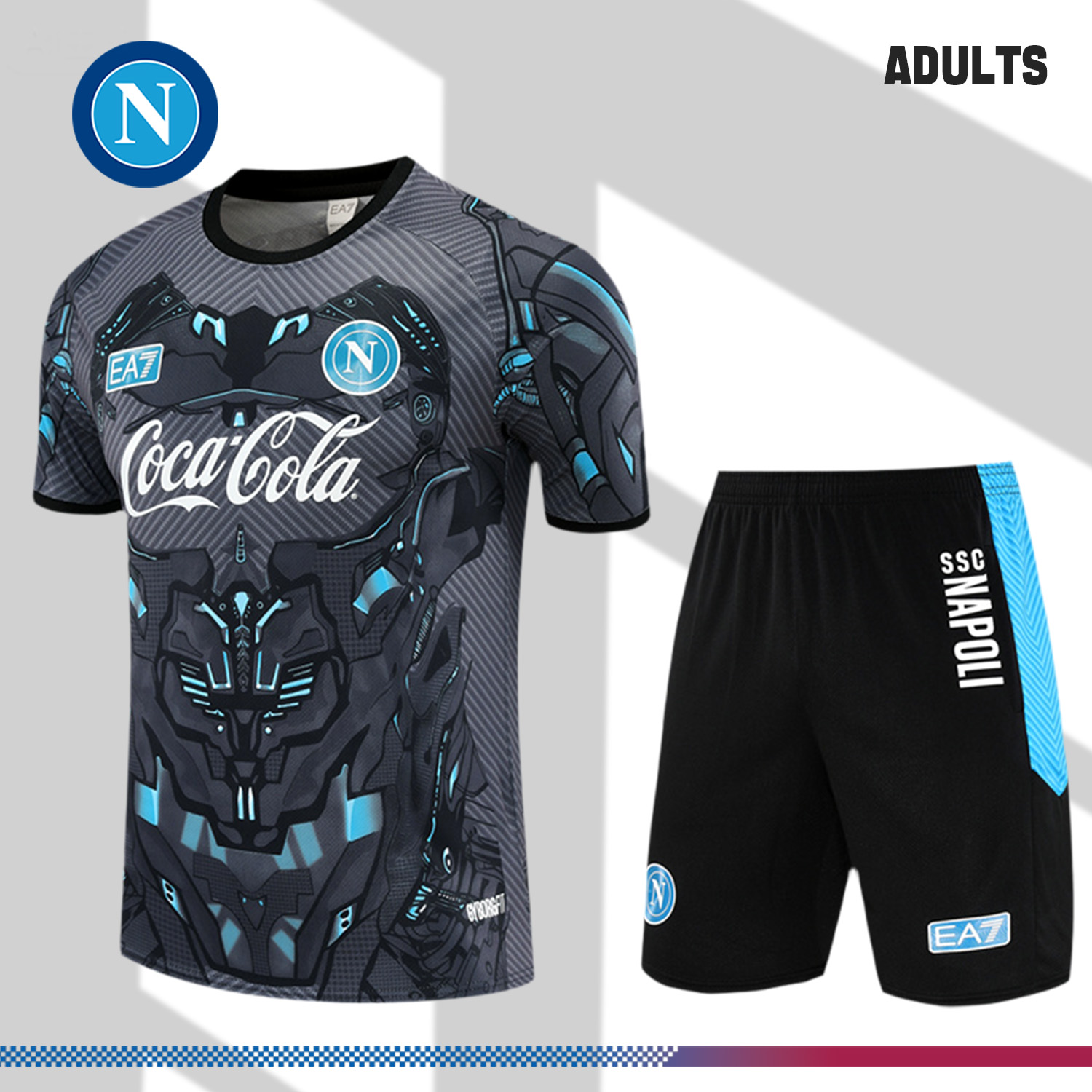 2025/2026 Napoli Adult Short Sleeve Training Suit (Adult Kit)
