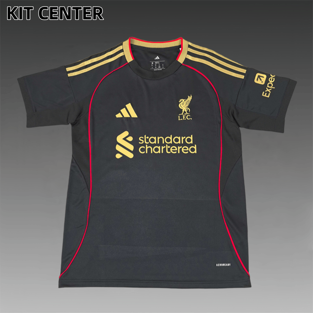 2025/2026 Liverpool Black Special Edition Football Jersey (Fans)