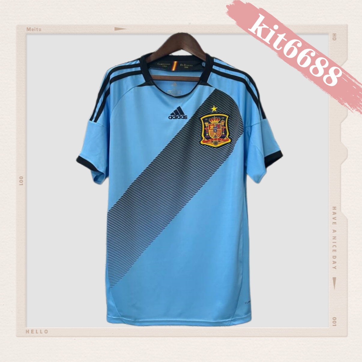 2012 Spain Away Retro Football Shirt