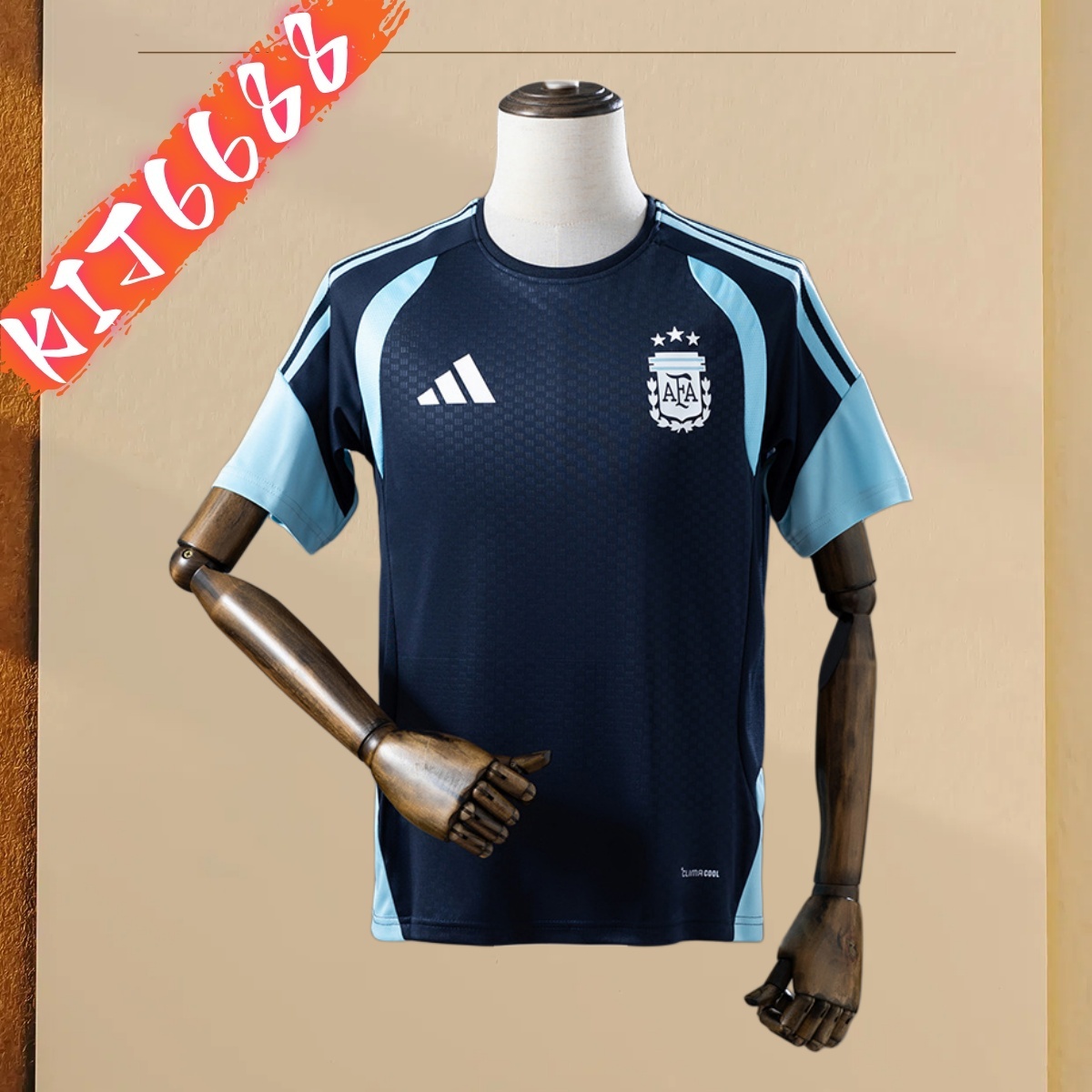 2026 Argentina Training - Black Jersey Football Shirt Fans