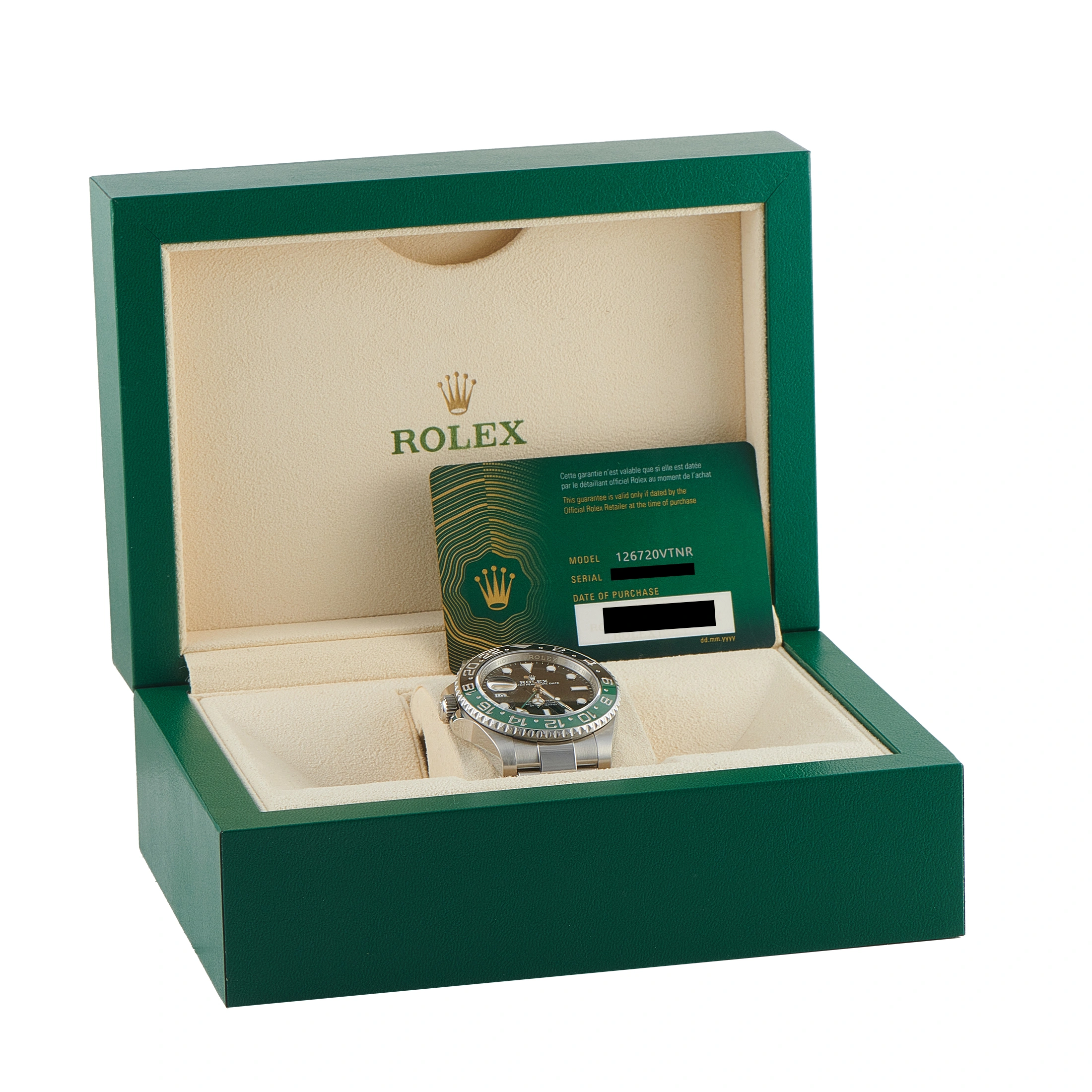 RolexGMT-Master II Left-Hand Sprite Steel Oyster Watch 126720VTNR