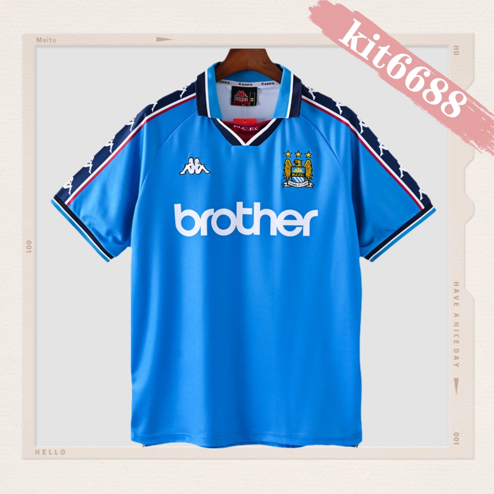 1997/1999 Manchester City Retro Home Football Shirt