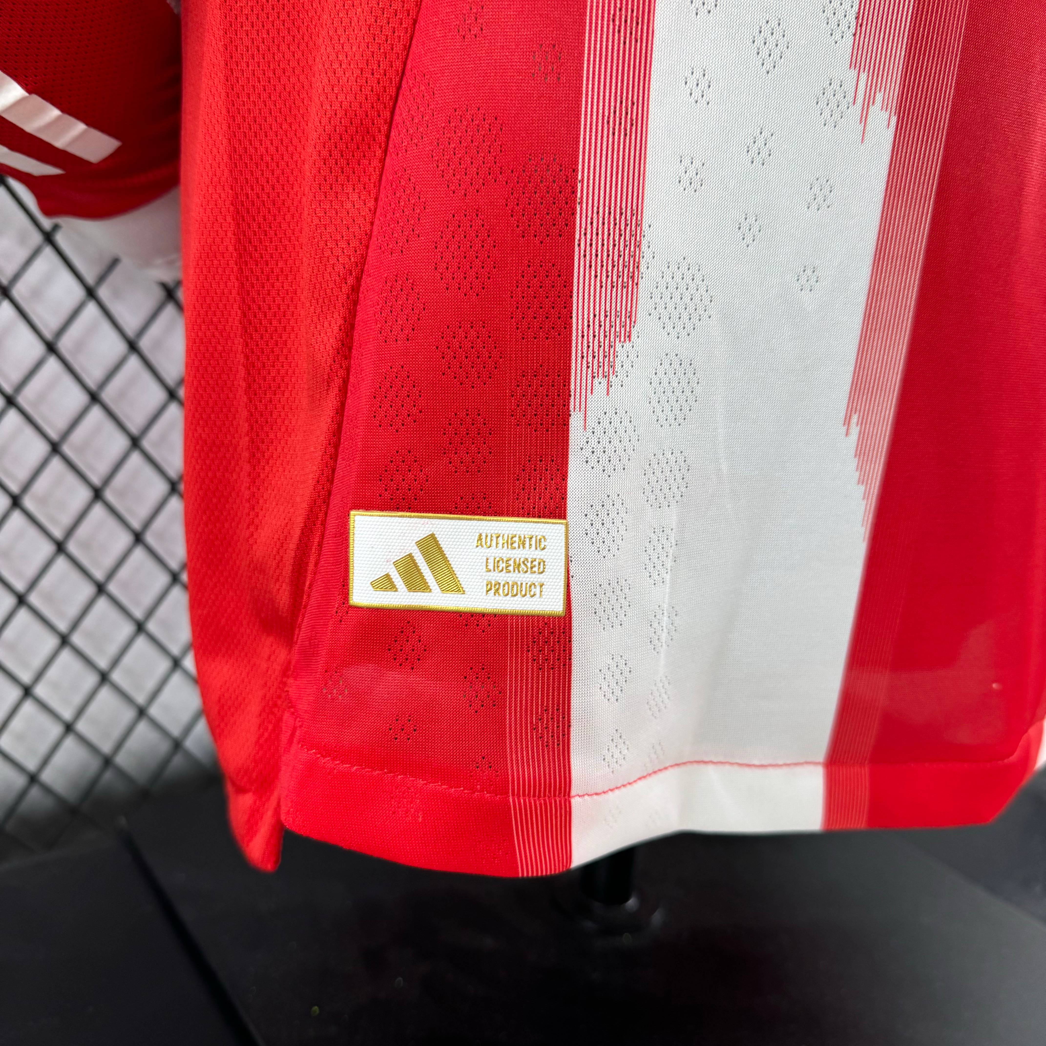 2025/2026 Bayern Munich Home Long Sleeve Football Shirt (Player Edition)