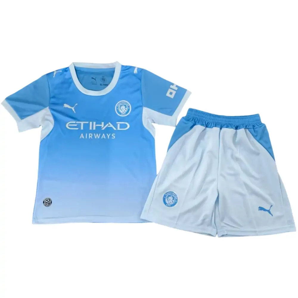 2026-27 Manchester City Home Jersey Children's Set - Fans Edition