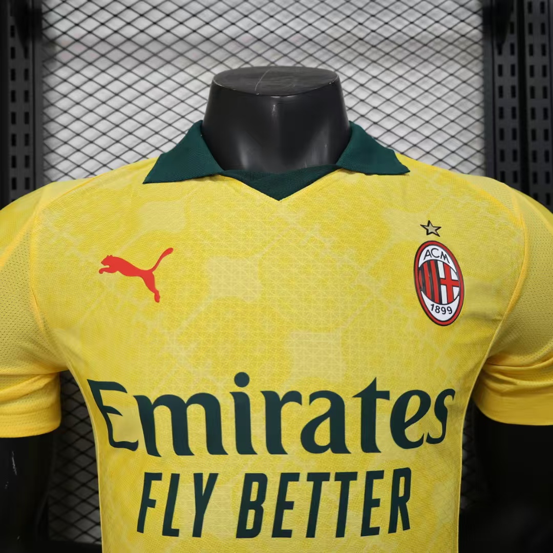 2025/2026 AC Milan Second Away Football Shirt (Player Edition)