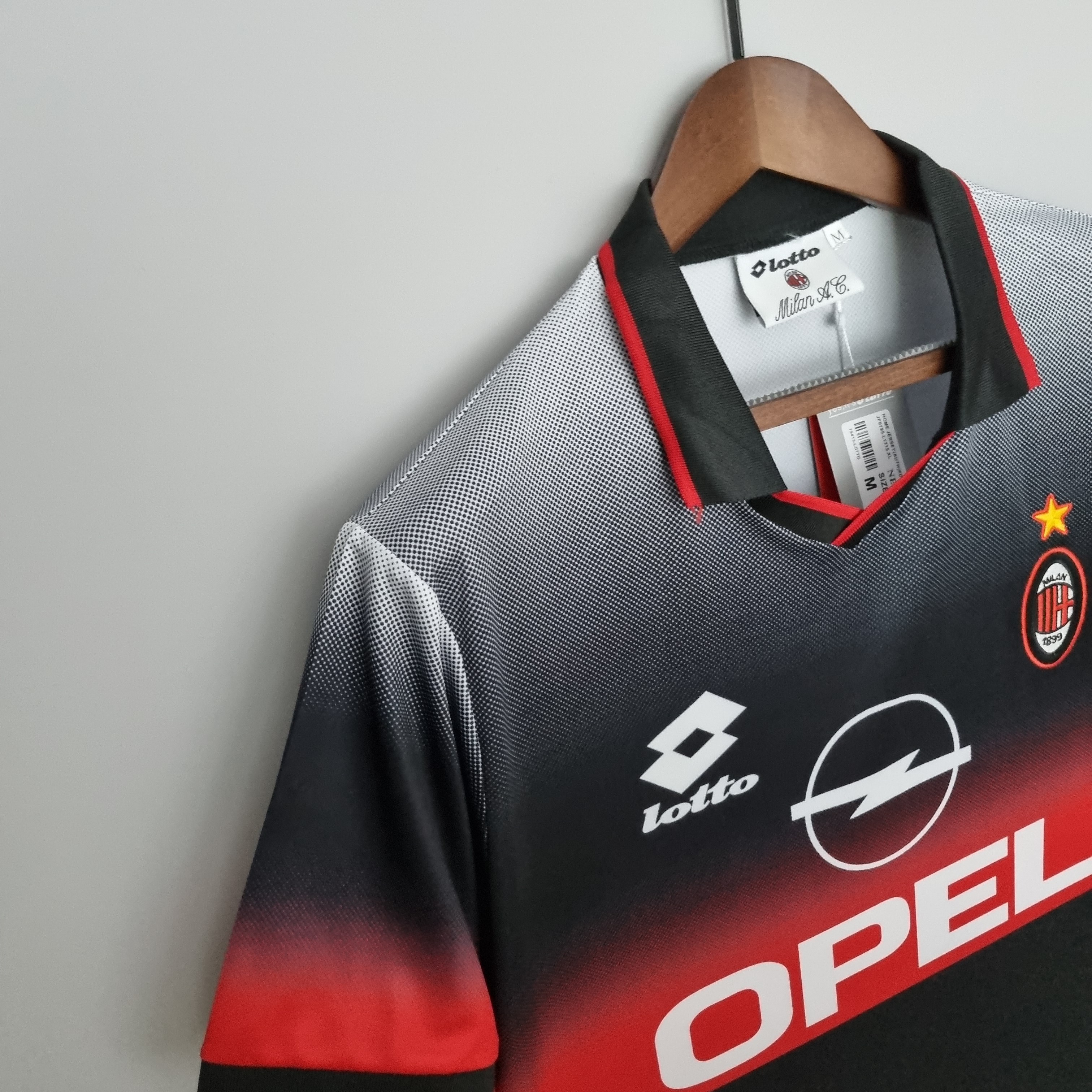 1995/1996 AC Milan Retro Black Training Shirt