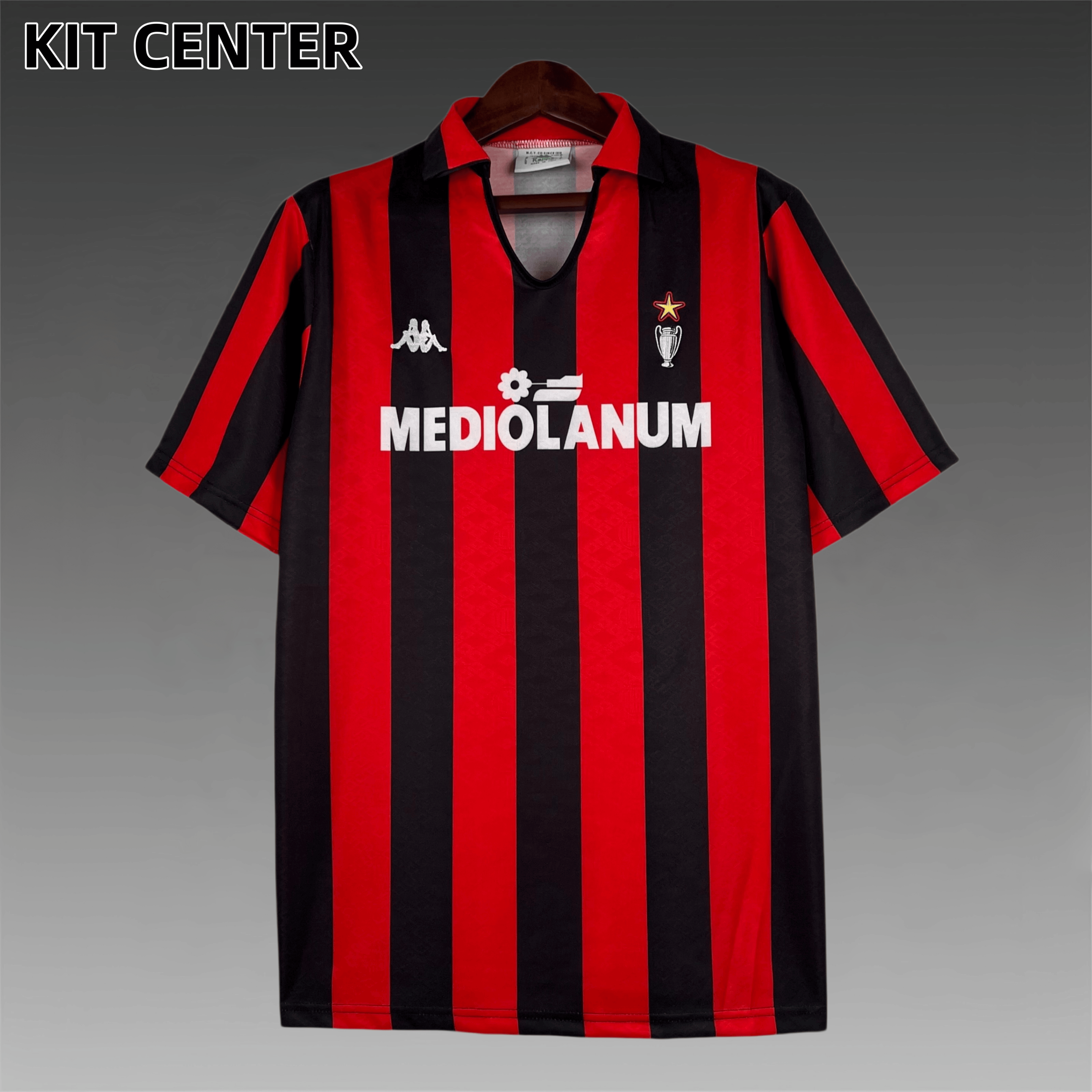1989/1990 AC Milan home Retro Football Shirt (Fan Edition)
