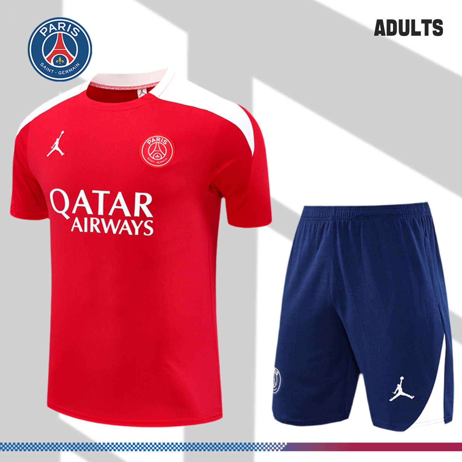 2025/2026 Paris Saint Germain Short Sleeve Training Kit (Adult Kit)
