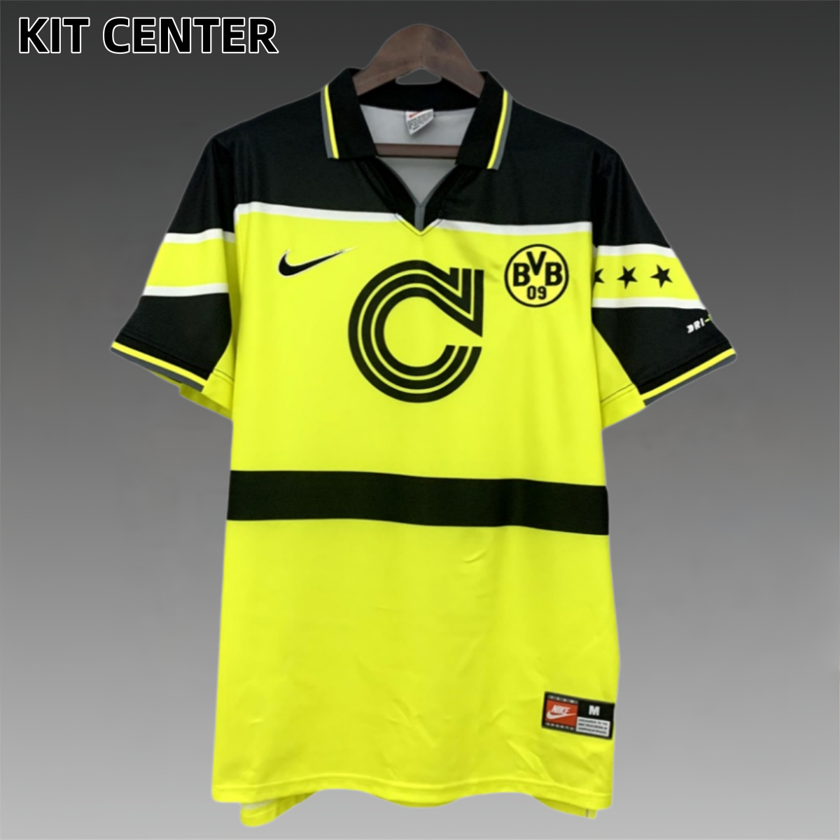 1996/1997 Dortmund Home Retro Football Shirt