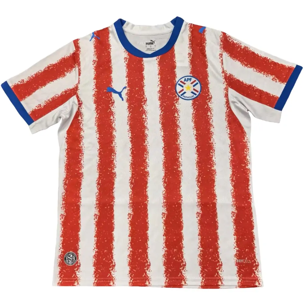 2026 World Cup Paraguay Home Jersey - Fans Edition