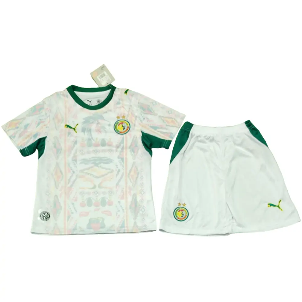 2026 World Cup Senegal Home Jersey Children's Set - Fans Edition