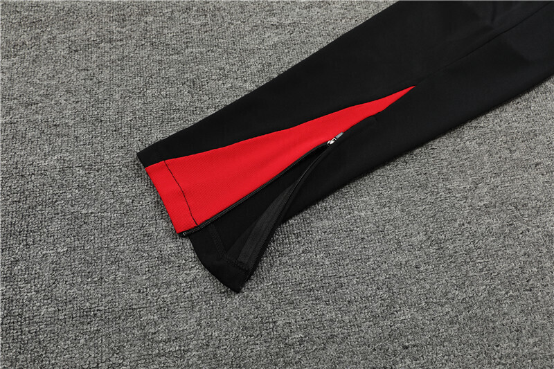 2425 Liverpool black Half Zip Training Kit (Adult Kids Kit)