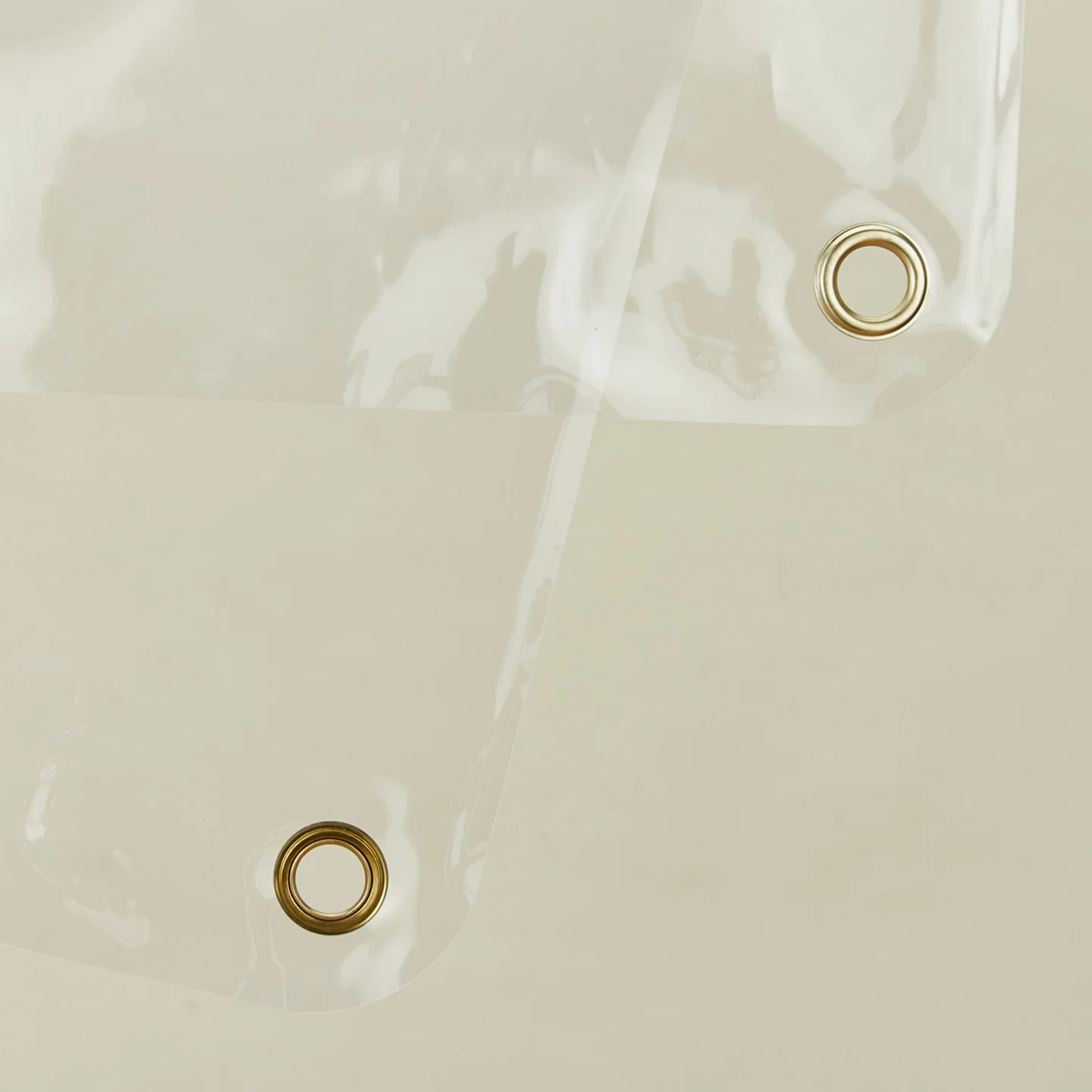 Solid Sun Shower Curtain - Clear