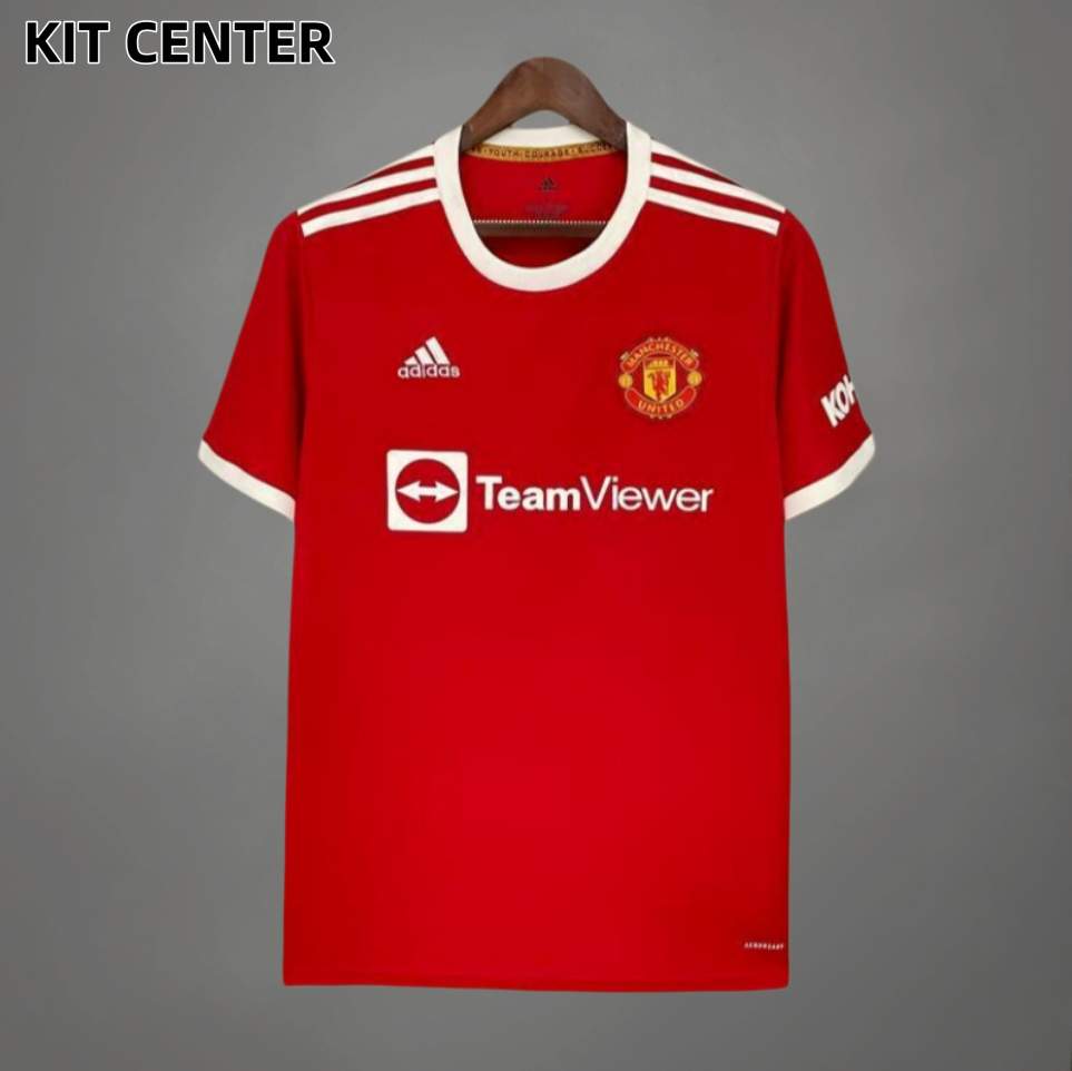 21/22Manchester United home  retro football jersey