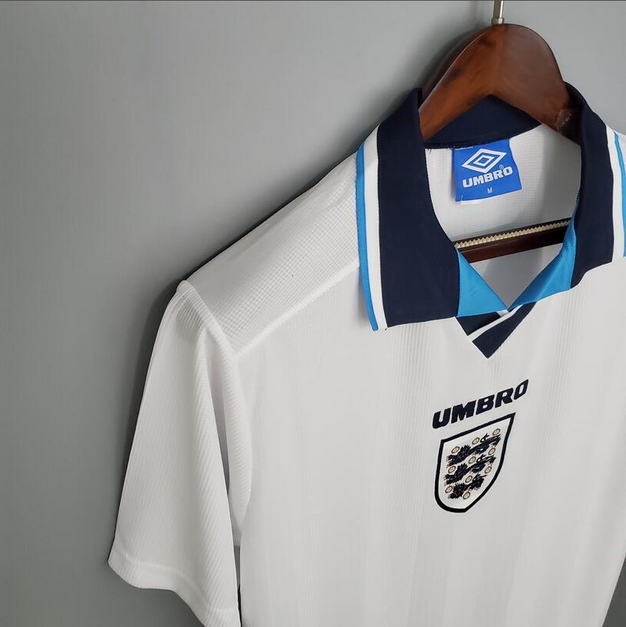 1996 England Home  Retro Football Soccer jerseys