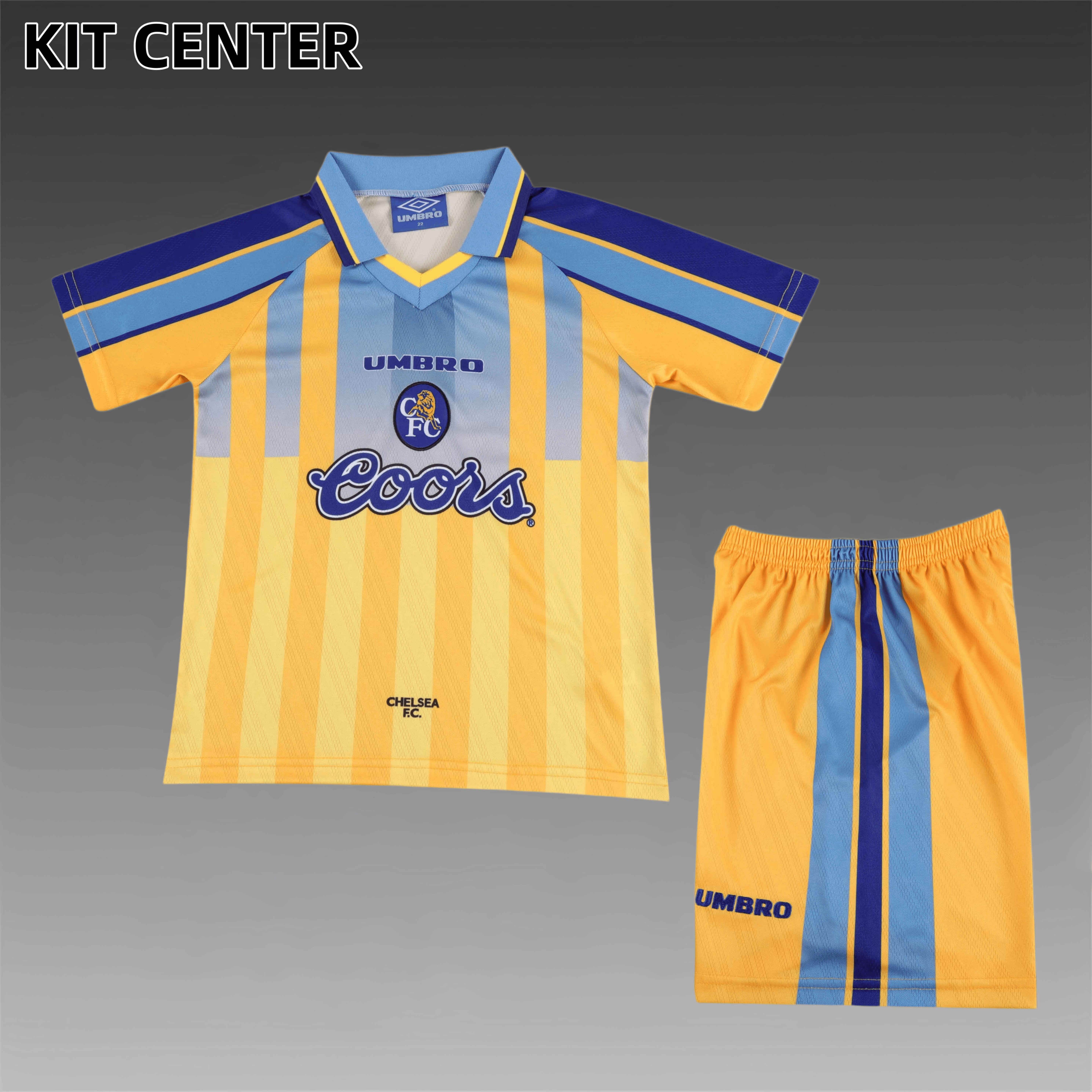 1995/1997 Chelsea Away Retro Football Shirt (Kids Kit)