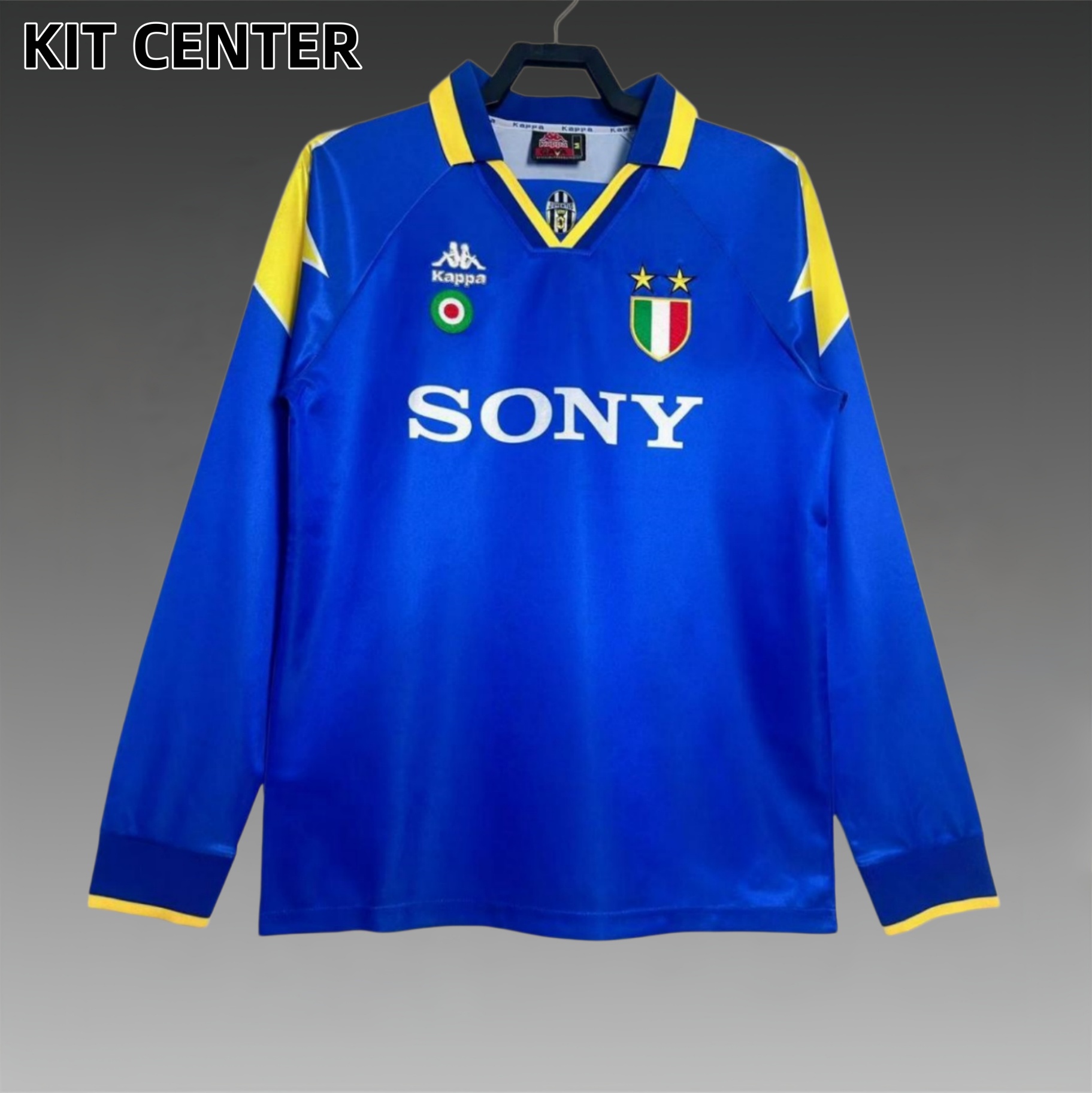 1995/1996 Juventus Away long sleeves Retro Football Shirt