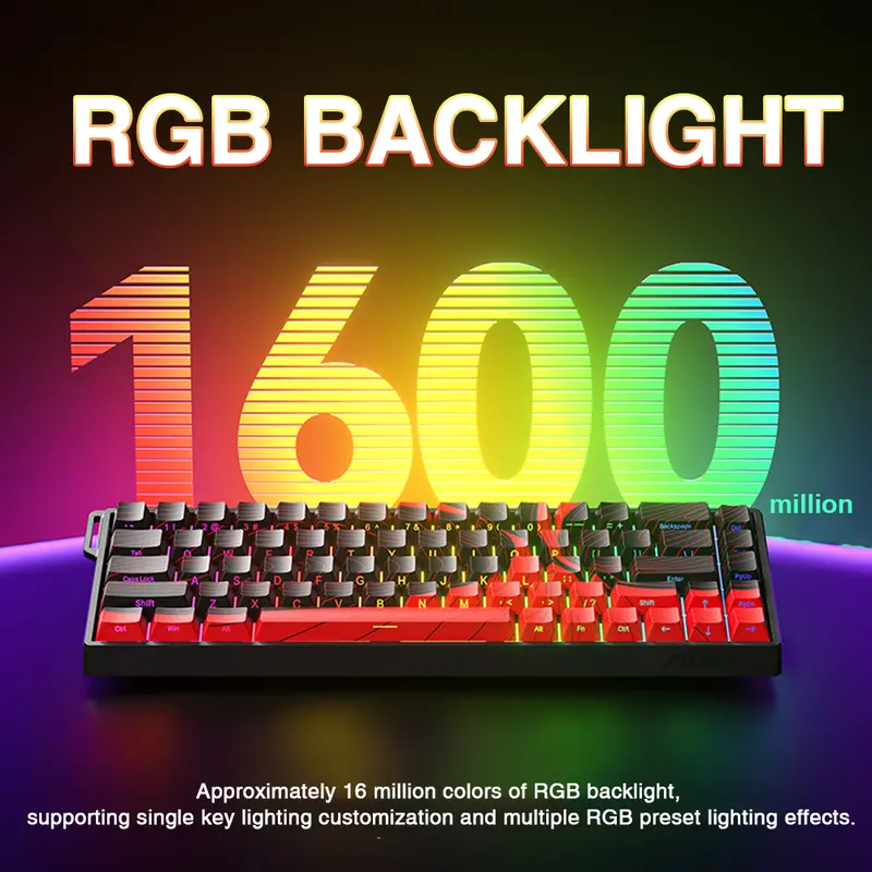 AULA WIN68 HE Hall Effect Magnetic Switch Wired Mechanical Keyboard, Rapid Trigger 0.3ms Low Latency Hot Swappable RGB Compact Gaming Keyboard for PC E-Sports