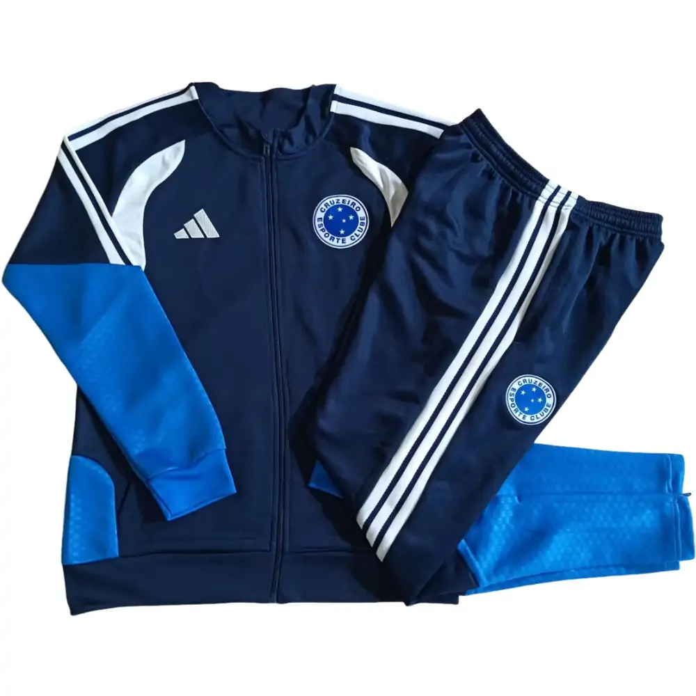 2026-27 Cruzeiro Full Zipper Training Jersey - Adult Set