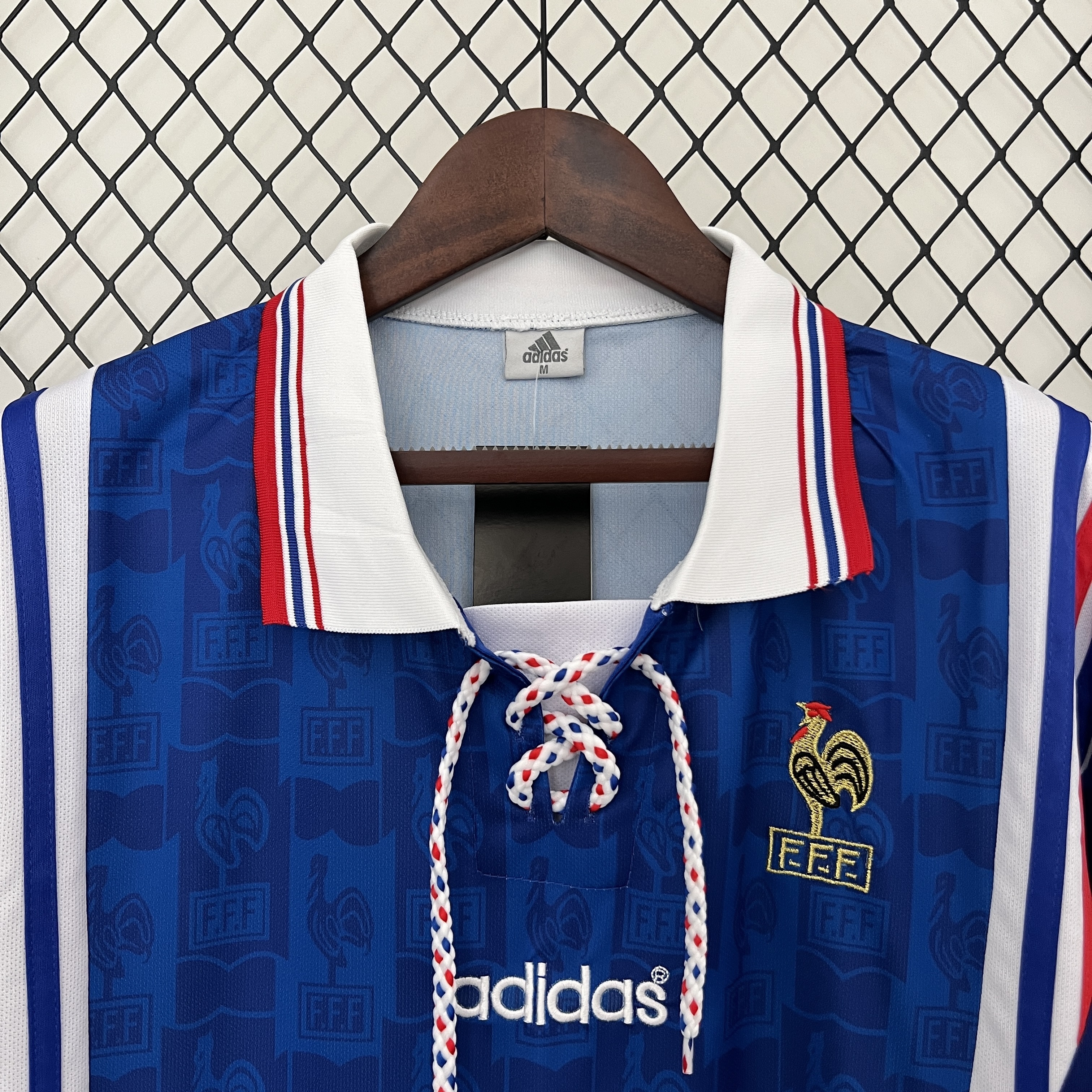 1996 France Home Retro Football Shirt